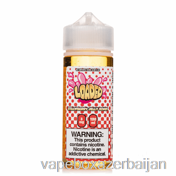 Vape Box Azerbaijan STRAWBERRY JELLY DONUT - Loaded E-Liquid - Ruthless Vapors - 120mL 0mg